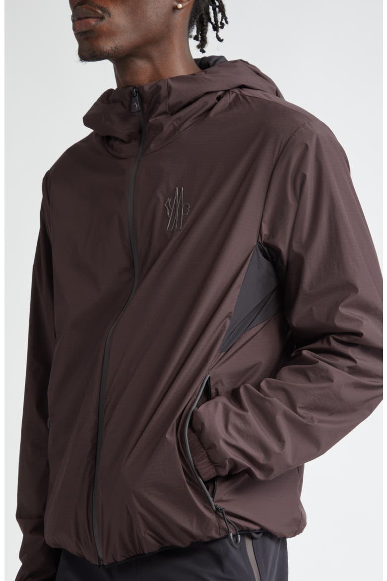 Bissen Day-Namic Ripstop Hooded Jacket, Alternate, color, DARK RED