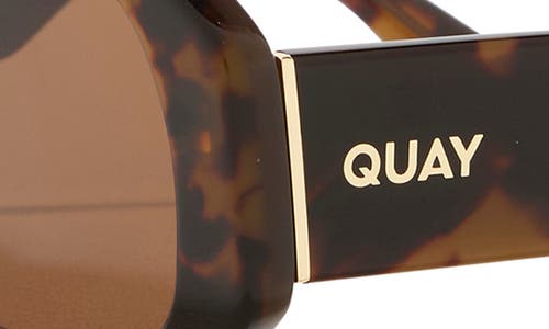 Quay Hyped Up 53mm Square Sunglasses