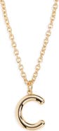 ROXANNE ASSOULIN The Big Puffy Initial Pendant Necklace