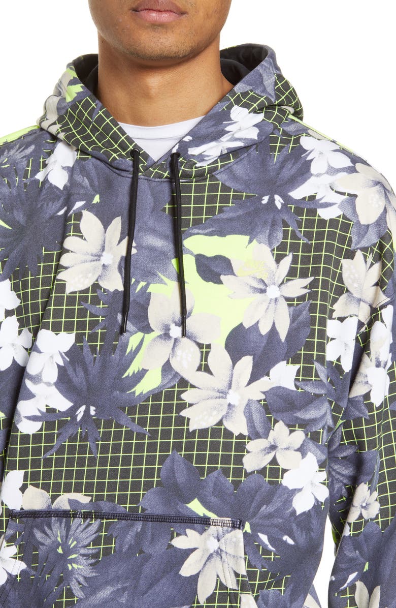Nike SB Paradise Floral Print Hoodie, Alternate, color,