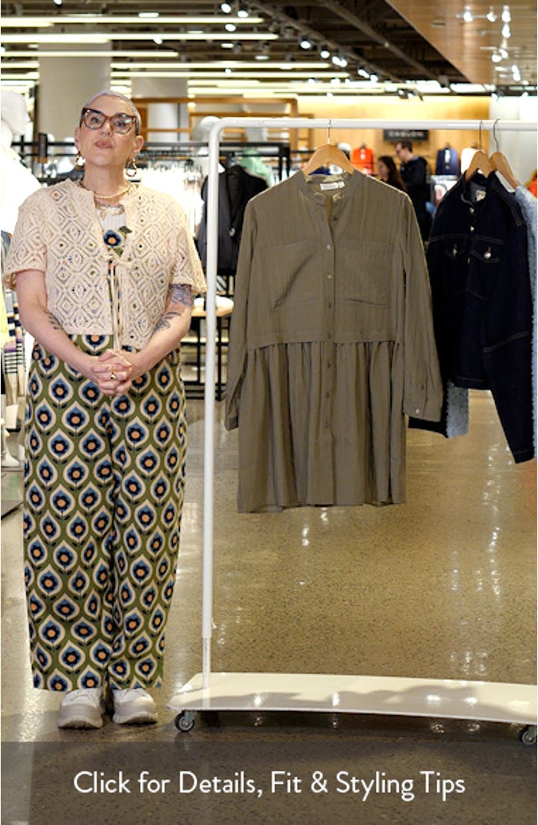 Ilenia Long Sleeve Shirtdress, sales video thumbnail