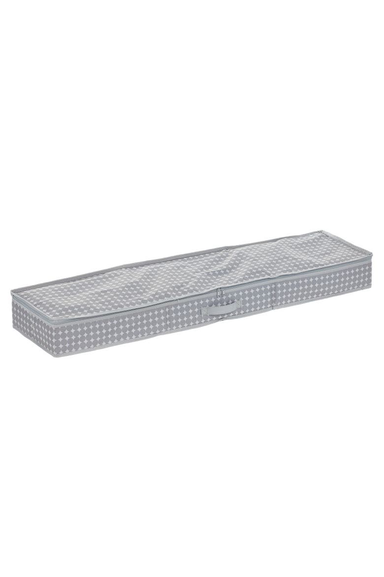 Long Gift-Wrapping Paper Storage Bag with Handles and Zipper Lid, Main, color, Gray