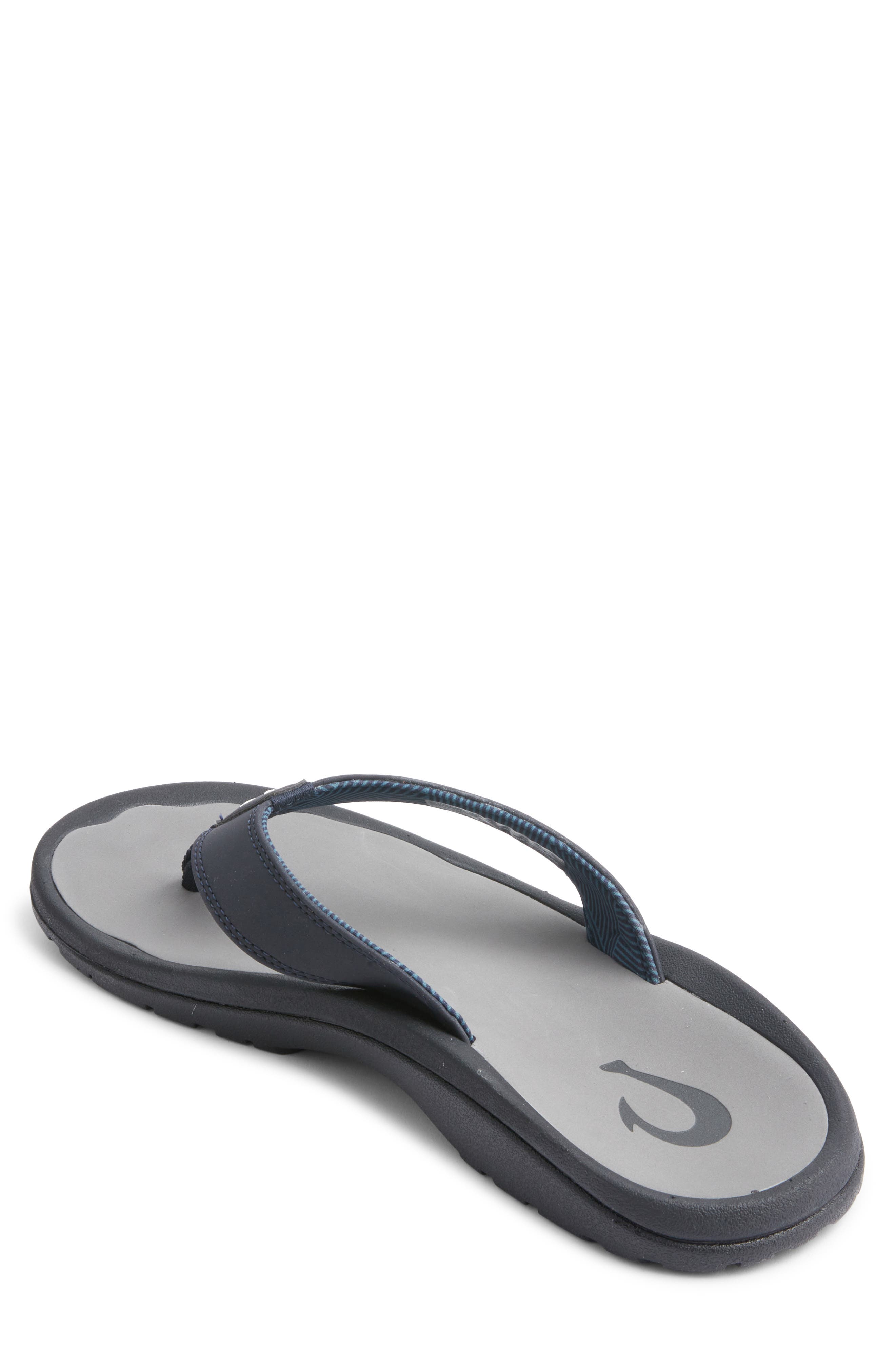 Ohana Flip Flop, Alternate, color, TRENCH BLUE/ CHARCOAL
