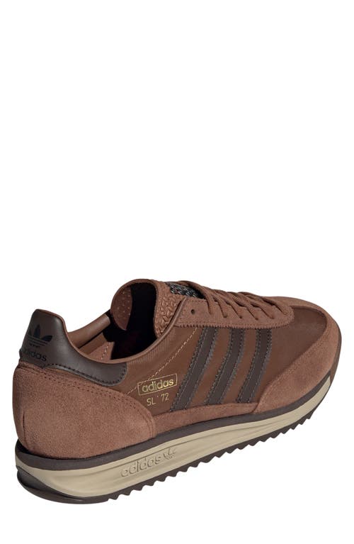 Adidas Originals Adidas Gender Inclusive Sl 72 Rs Sneaker In Brown/dark Brown/blanch Cargo