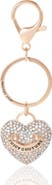 Juicy Couture Pave Heart Gold Keychain