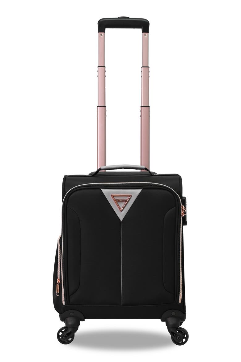 Abito 16-Inch Softside Carry-On Luggage, Main, color, BLACK
