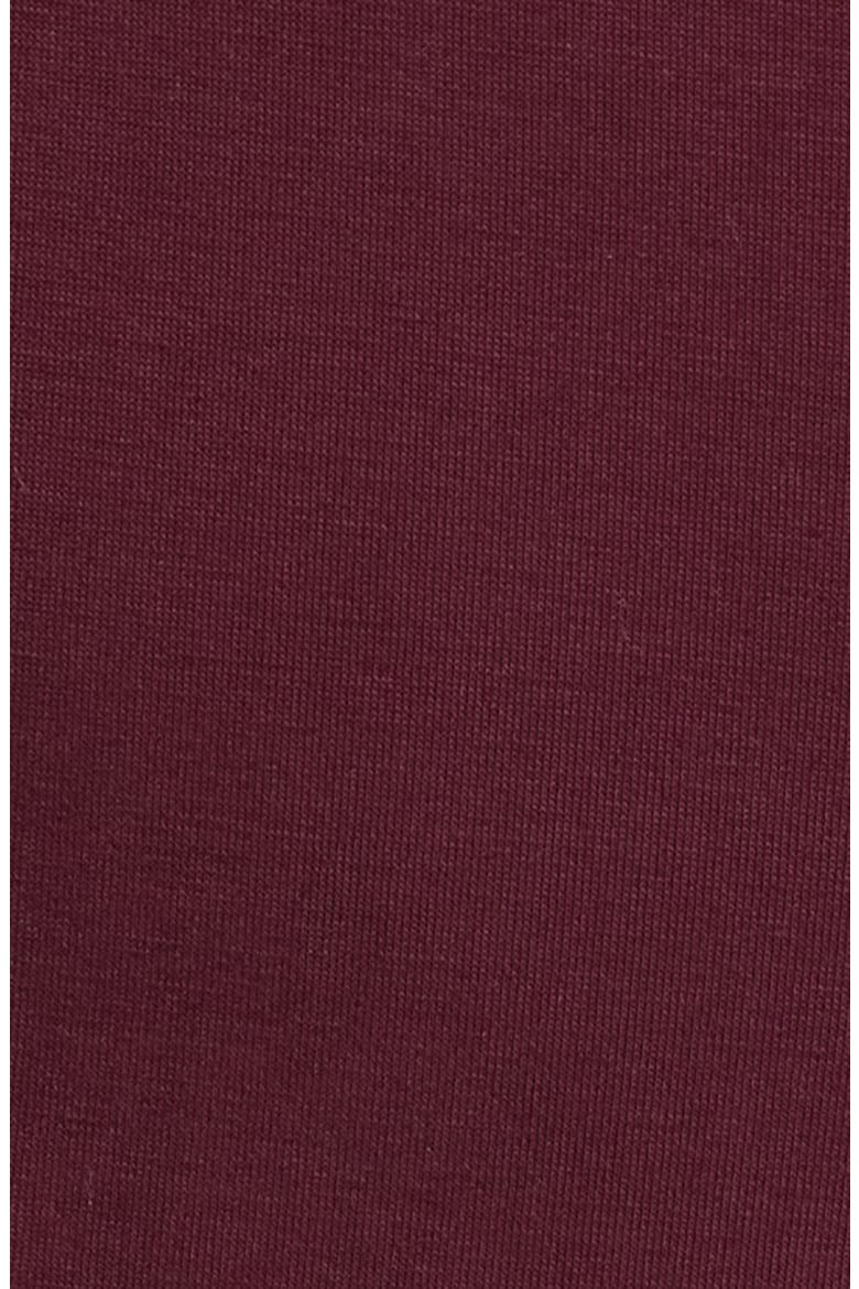 Cozy Luxe High Waist Straight Leg Pants, Alternate, color, BURGUNDY STEM