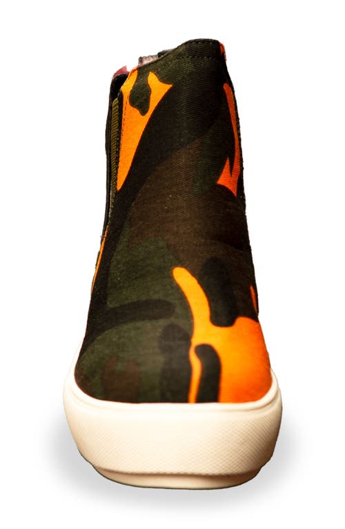 Chase & Chloe Chase And Chloe Kendra High Top Wedge Sneaker