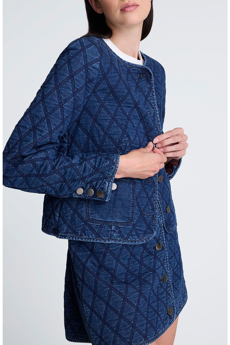 Quilted Denim Jacket, Alternate, color, PACIFIC WASH