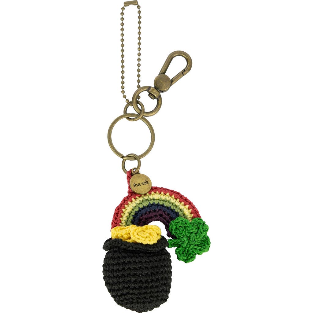 The Sak Yarnicharmz Hand Crochet Dangle In Black