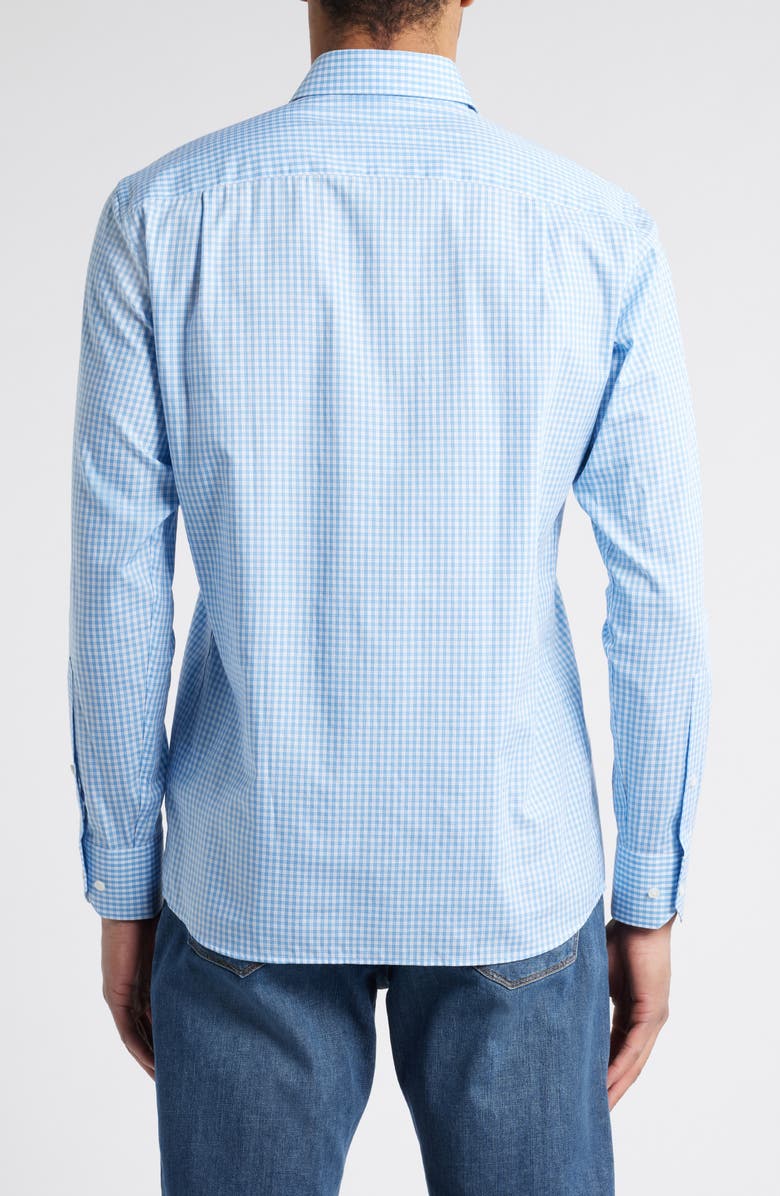 Peter Millar Crown Crafted Capri Cotton Sport Shirt, Alternate, color, Fountain Blue