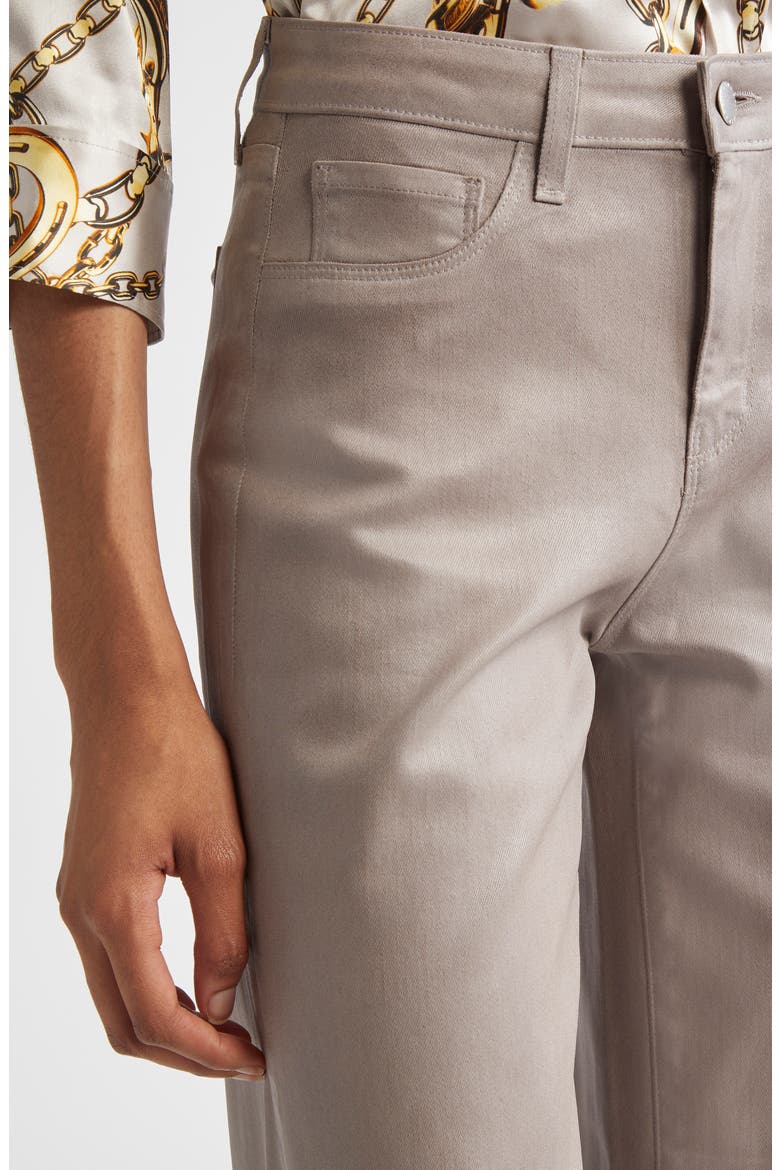 Clayton High Waist Wide Leg Pants, Alternate, color, DRIFTWOOD COATED