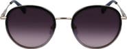 Longchamp Roseau 52mm Gradient Round Sunglasses