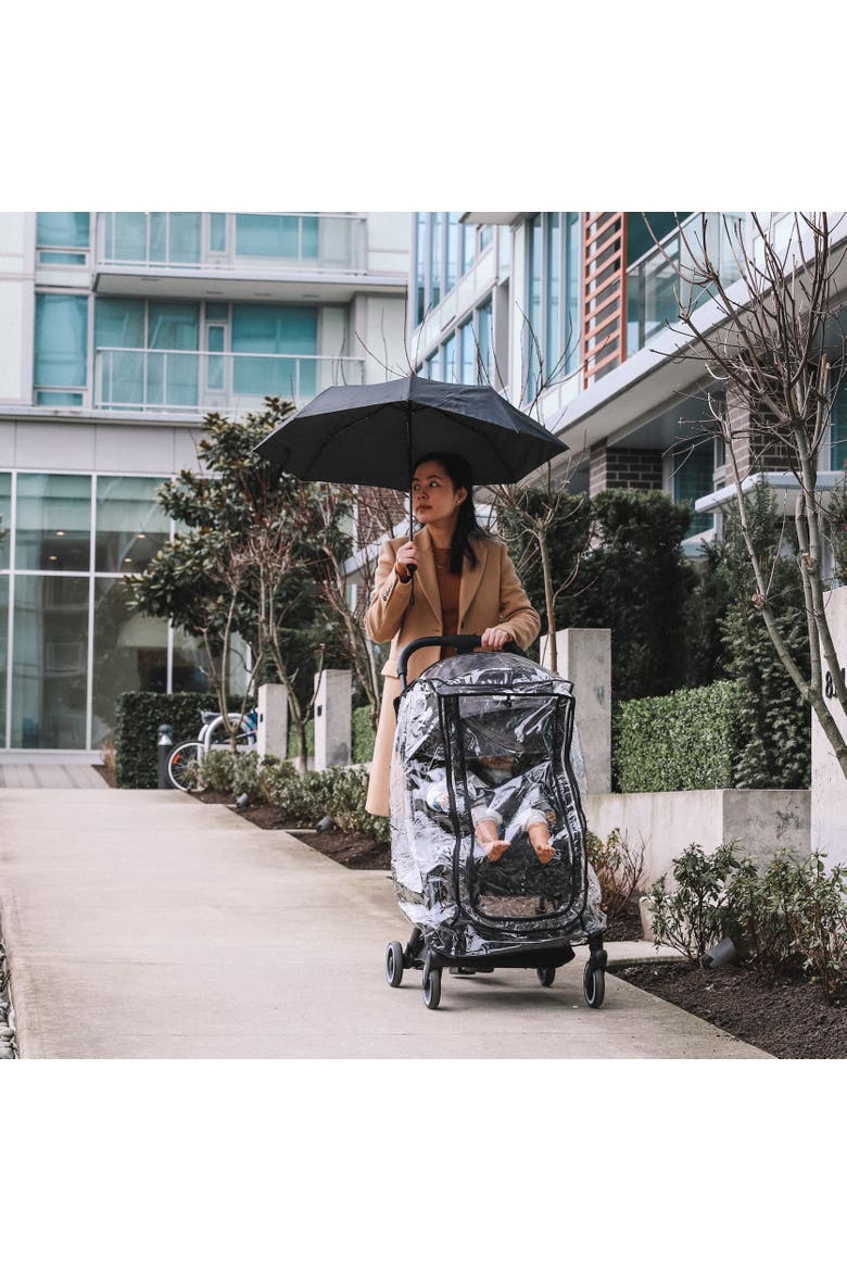 Universal Stroller Rain Cover - Waterproof, Easy to Use & Fits Most Strollers, Alternate, color, Black