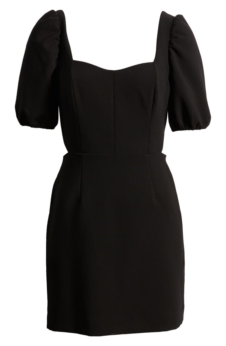 French Connection Whisper Sweetheart Puff Sleeve Dress, Alternate, color, 