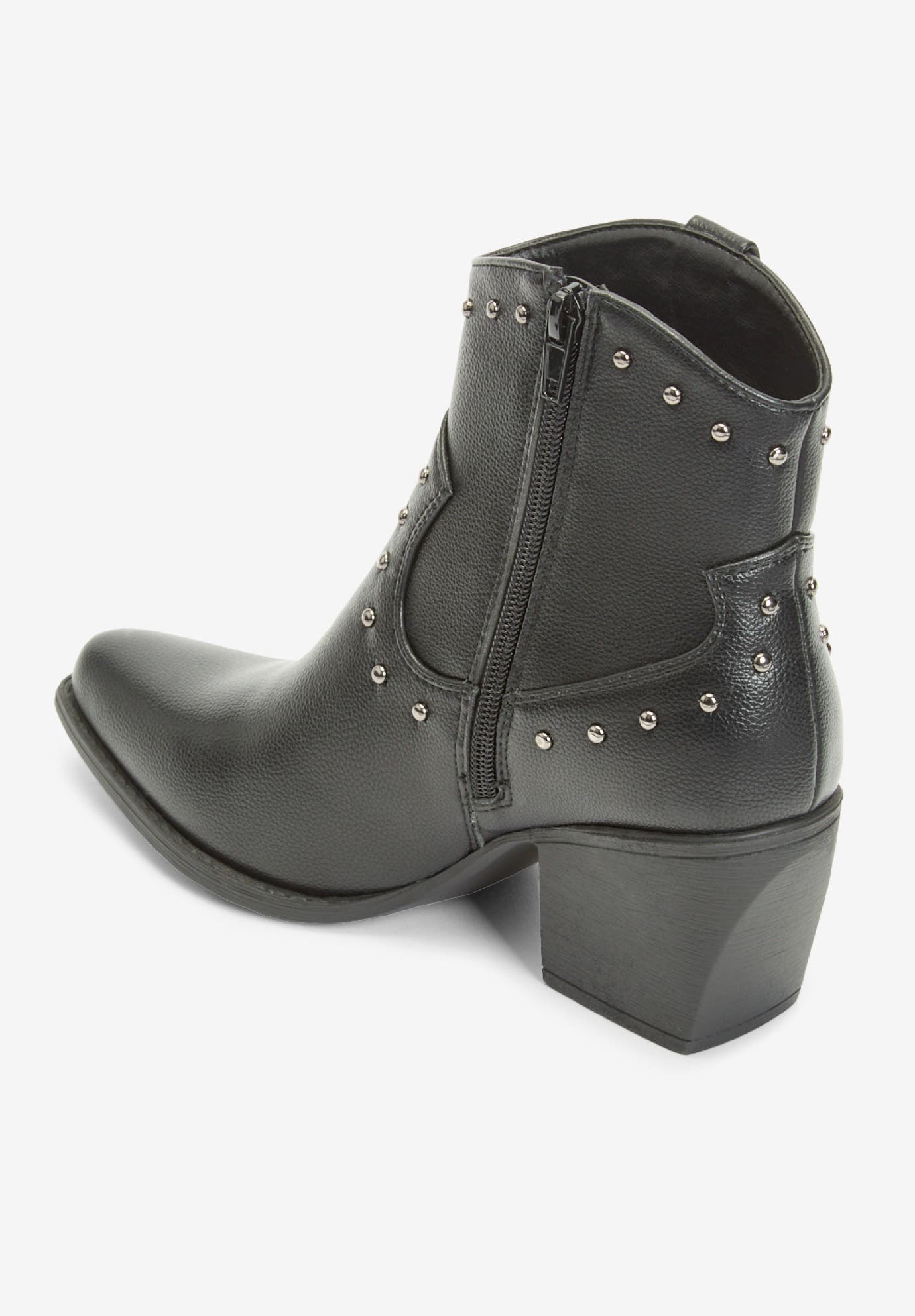 Comfortview The Hattie Bootie, Alternate, color, Black