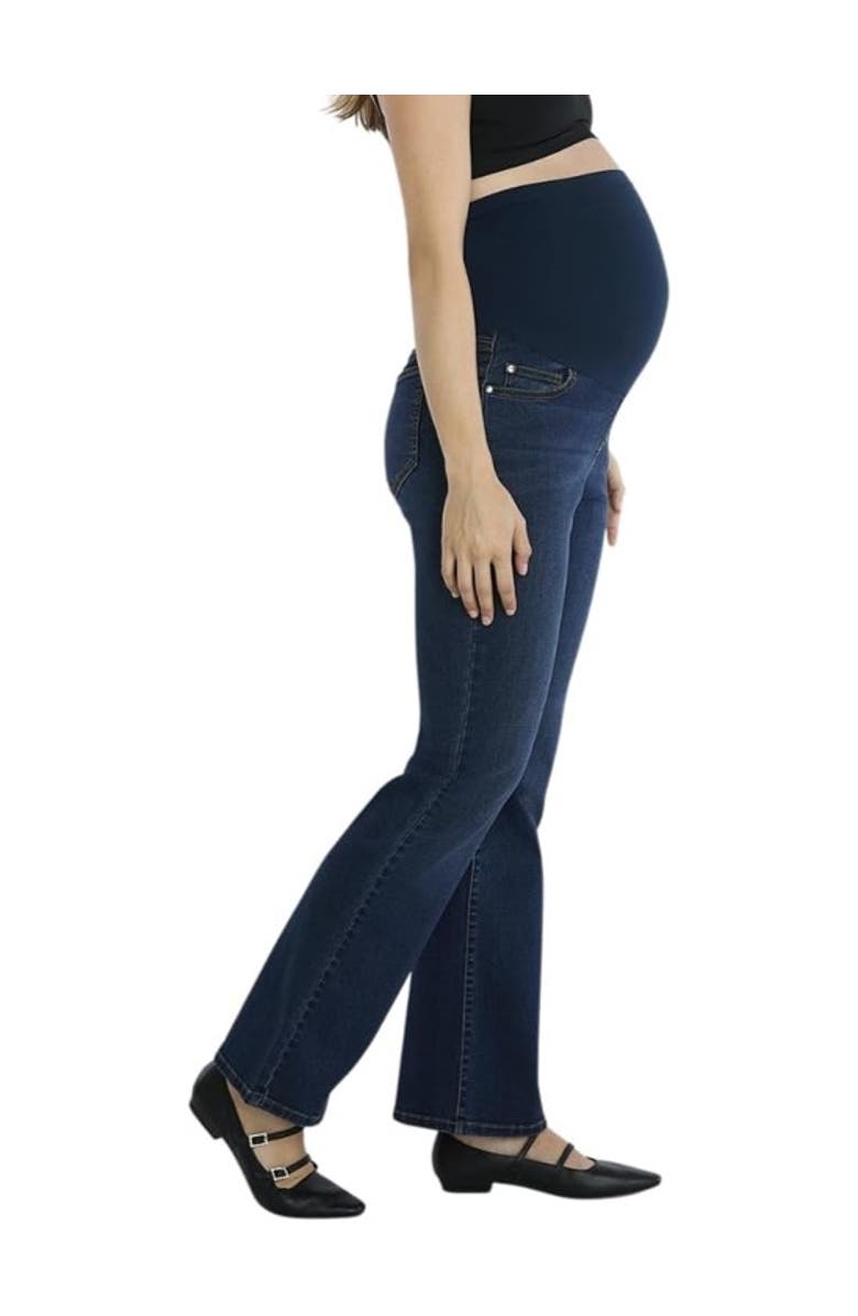 MOTHERHOOD MATERNITY Super Stretch Secret Fit Over The Belly Bootcut Jeans, Alternate, color, 