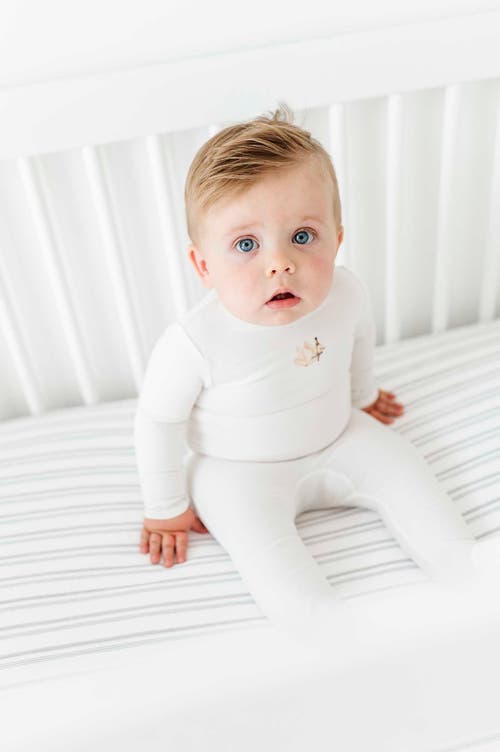 Mini Crib Sheet Baby Fitted Pack N Play In Dragonfly & Stripe