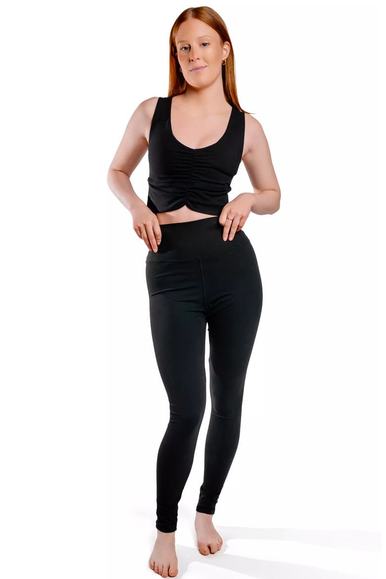 Leakproof Everyday Liner Leggings, Main, color, Onyx
