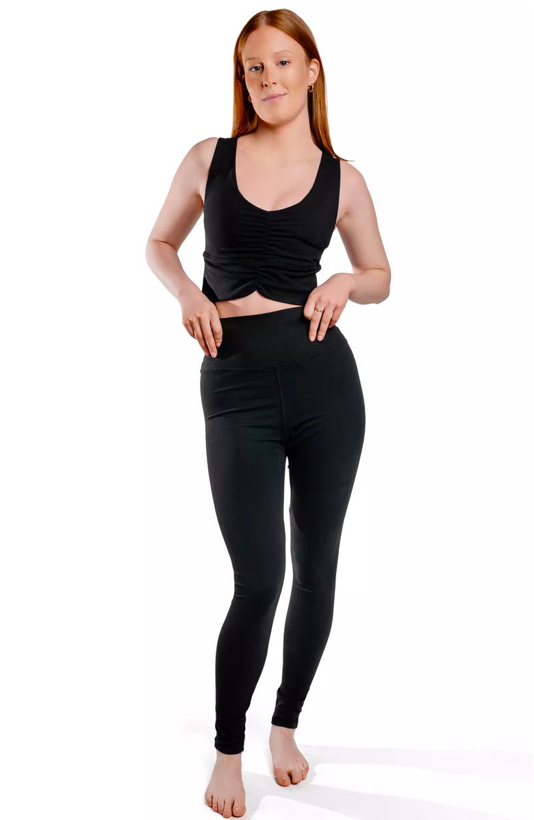 Cheeky Cherry Leakproof Everyday Liner Leggings, Main, color, Onyx