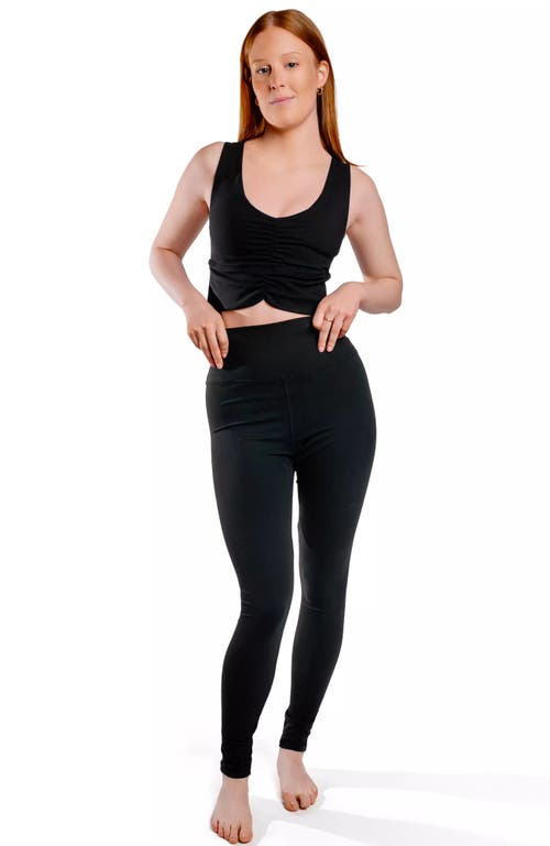 Cheeky Cherry Leakproof Everyday Liner Leggings In Black