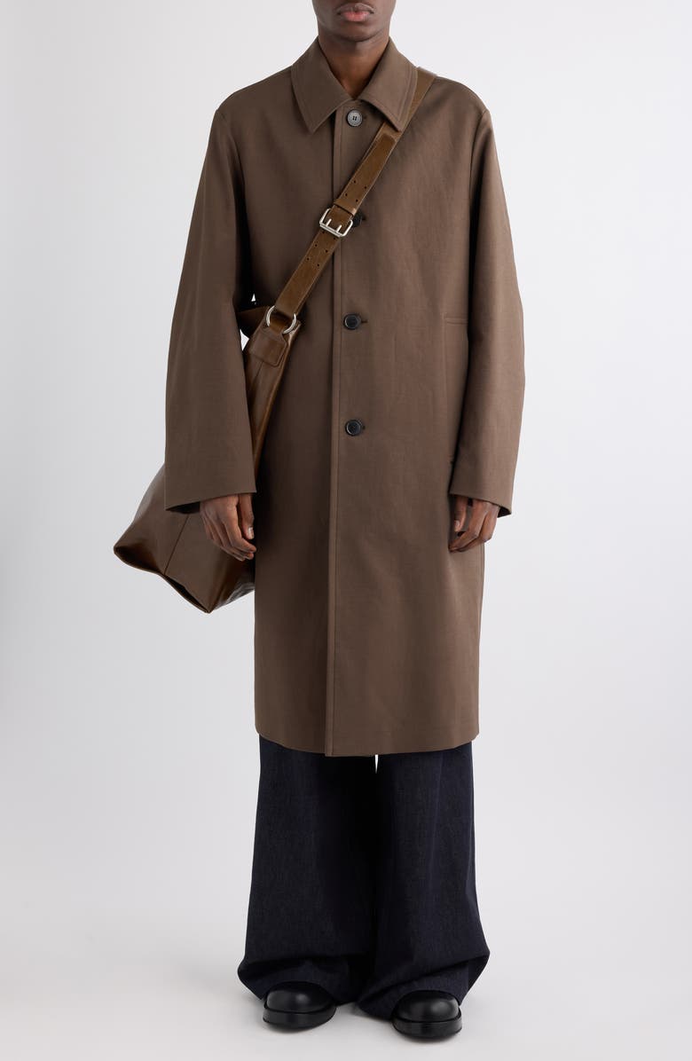 Dries Van Noten Pennined Foldover Waist Wide Leg Jeans, Alternate, color, Indigo