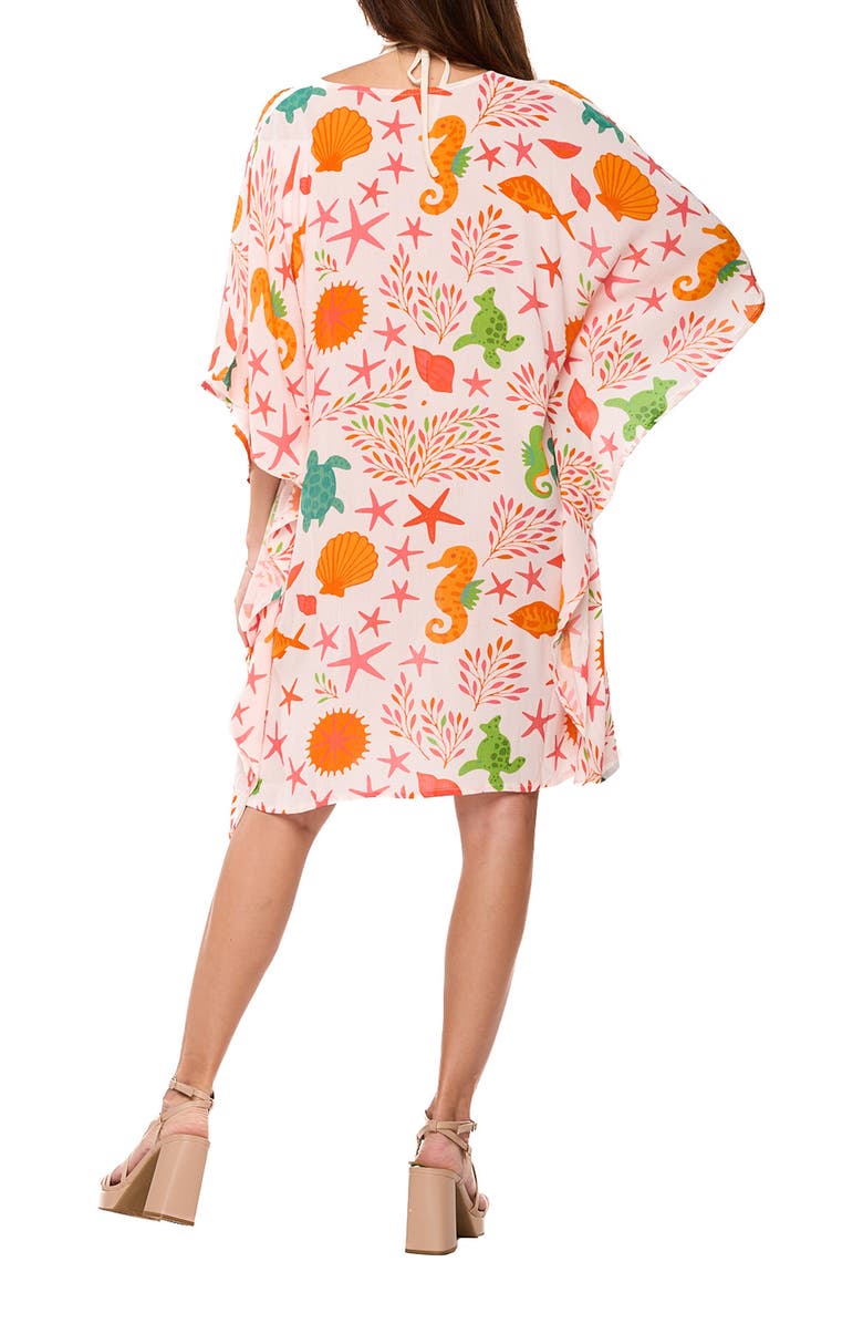 RANEES Cover-Up Duster, Alternate, color, Coral