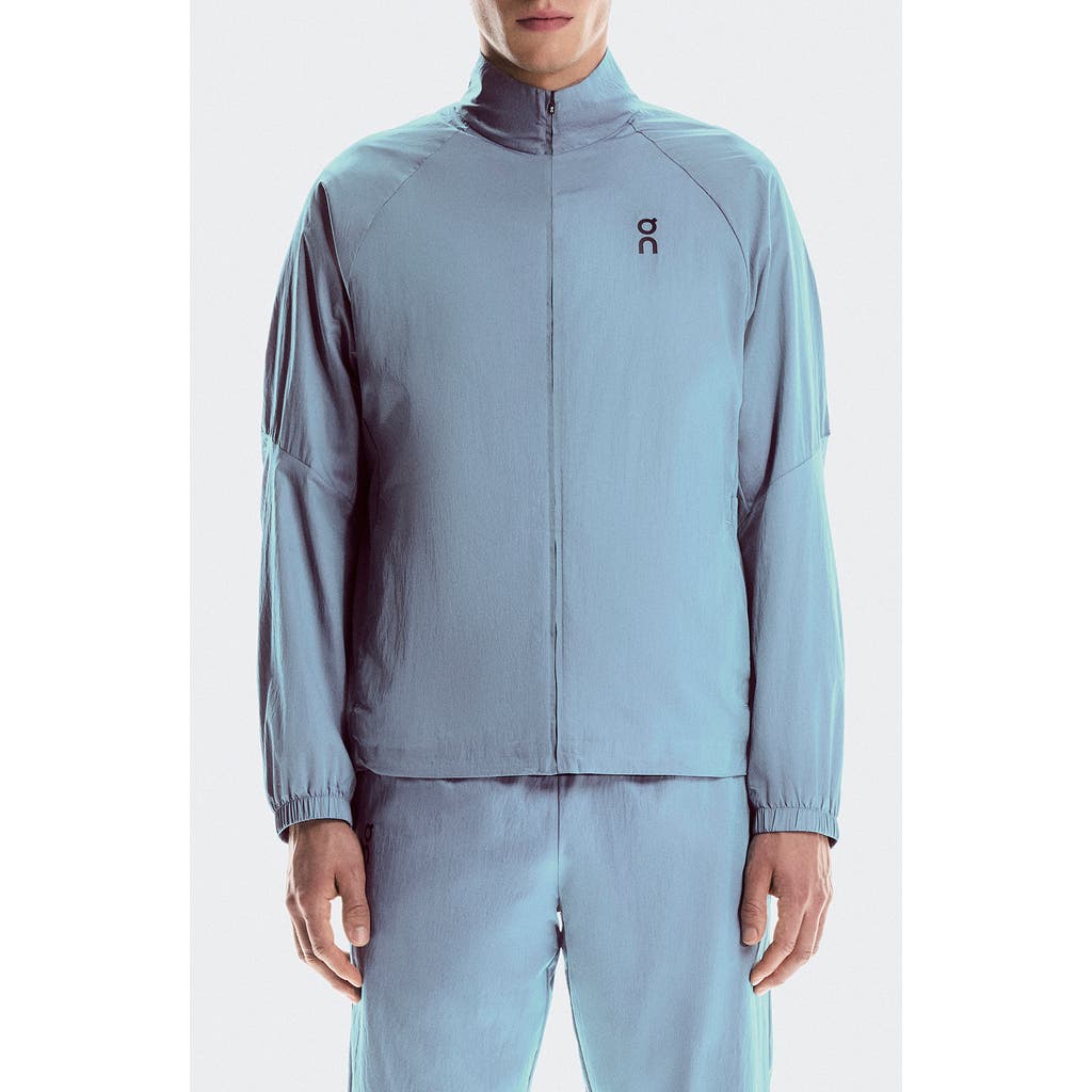 On Court Water Repellent Track Jacket In Blue