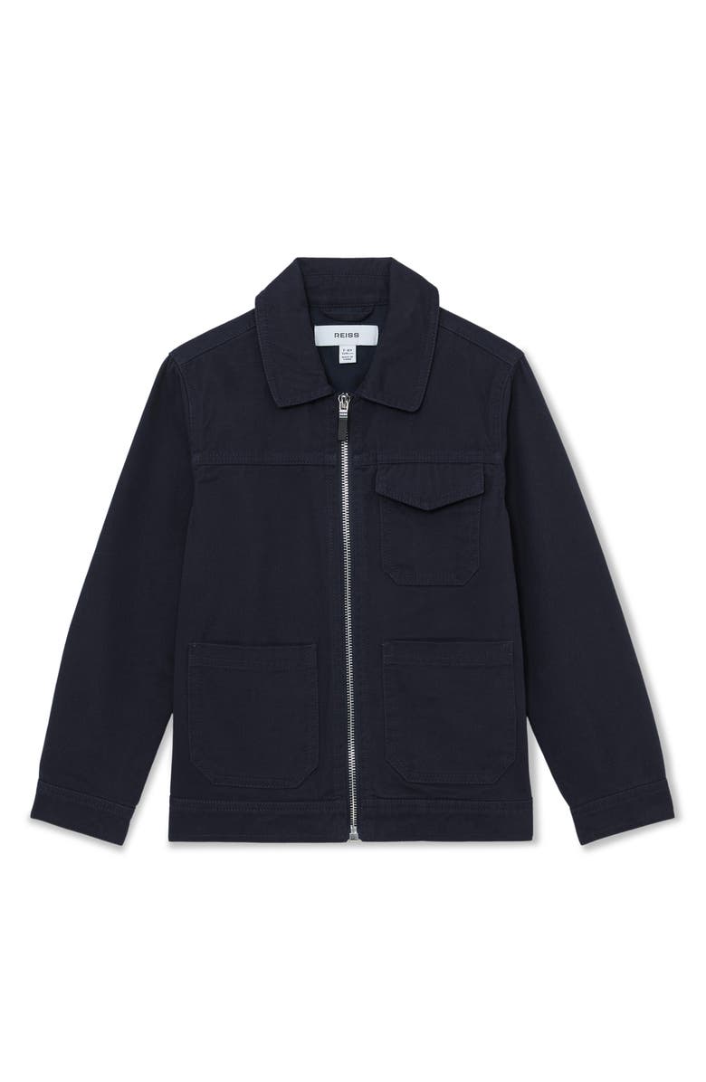 Reiss Kids' Nevis Chore Jacket, Main, color, Navy