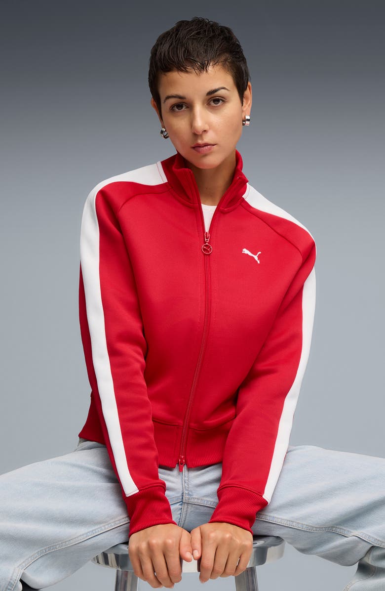 PUMA T7 Always On Track Jacket, Alternate, color, Red