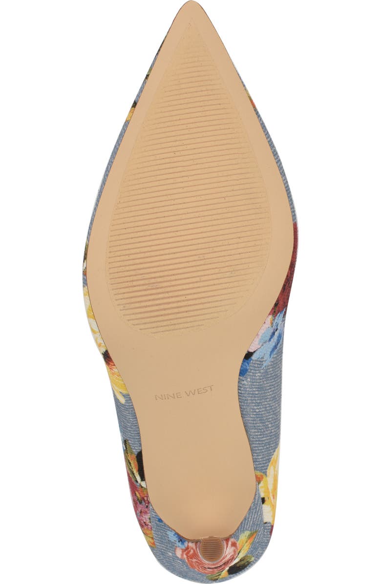 Nine West Fresh Pointed Toe Pump, Alternate, color, Medium Blue 421