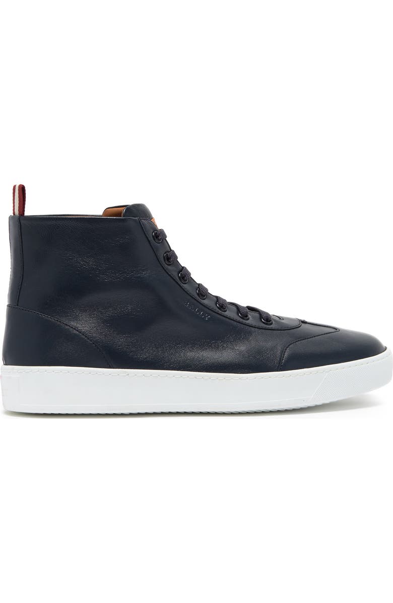 Bally Bruce Leather High-Top Sneaker, Alternate, color,