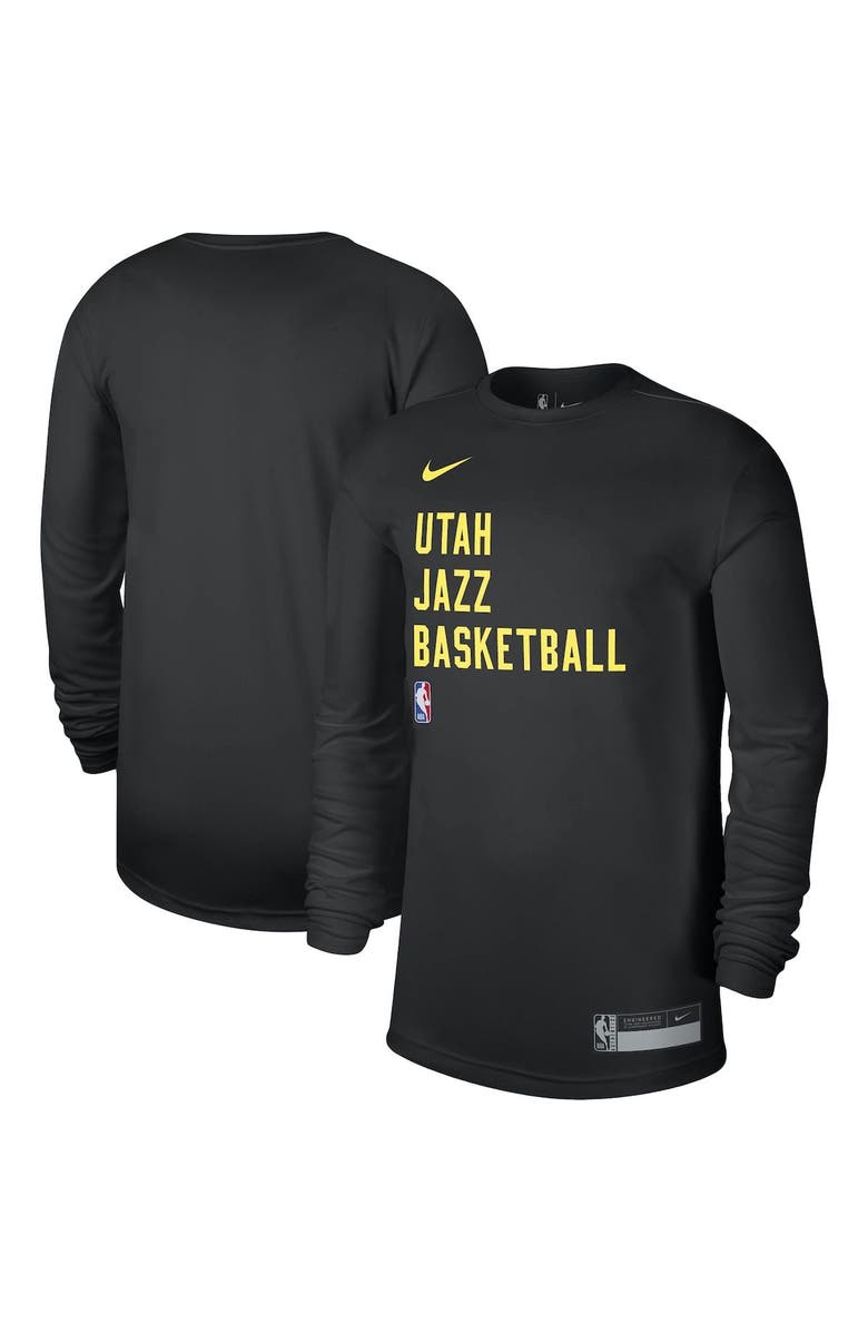Nike Unisex Nike Black Utah Jazz 2023/24 Legend On-Court Practice Long Sleeve T-Shirt, Main, color, Black