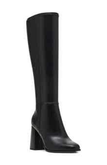 Katiee Faux Leather Knee High Boot