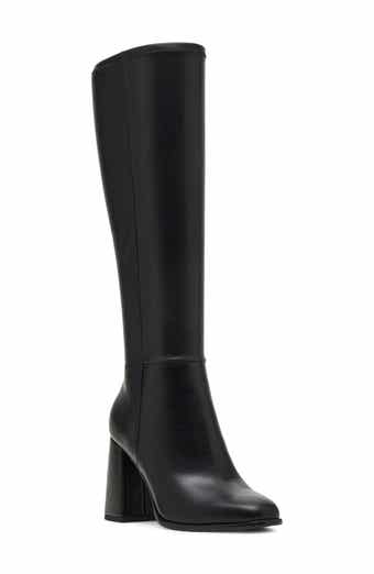 Katiee Faux Leather Knee High Boot