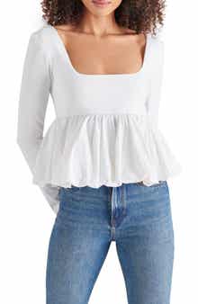 Steve Madden Avielle Bubble Hem Top