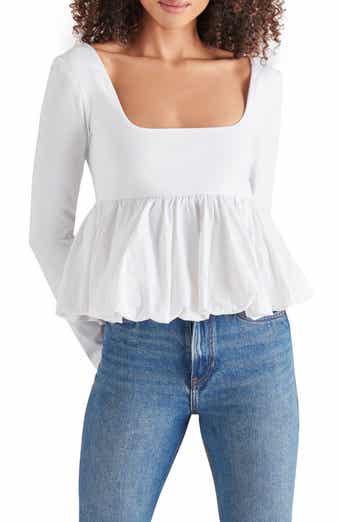 Steve Madden Avielle Bubble Hem Top