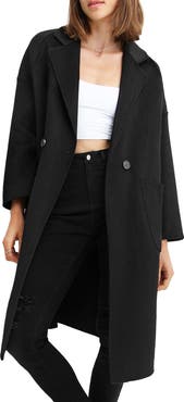 Belle & Bloom Publisher Double Breasted Wool Blend Coat