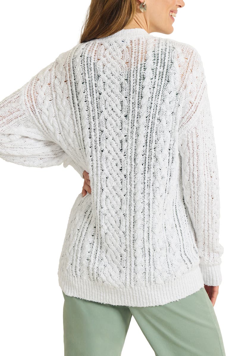 Tommy Bahama Basalt Bay Cable Cardigan, Alternate, color,