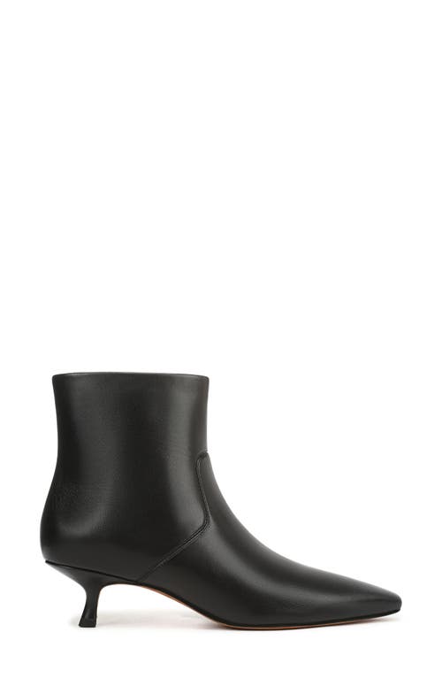 Vince Simone Kitten Heel Bootie In Black