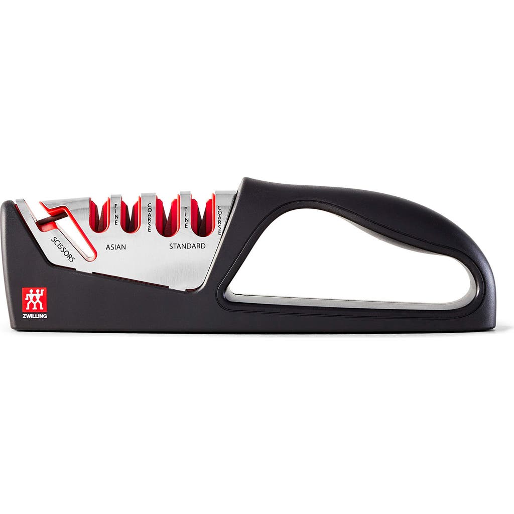 Zwilling 4-stage Knife Sharpener With Shear Sharpener In Multi