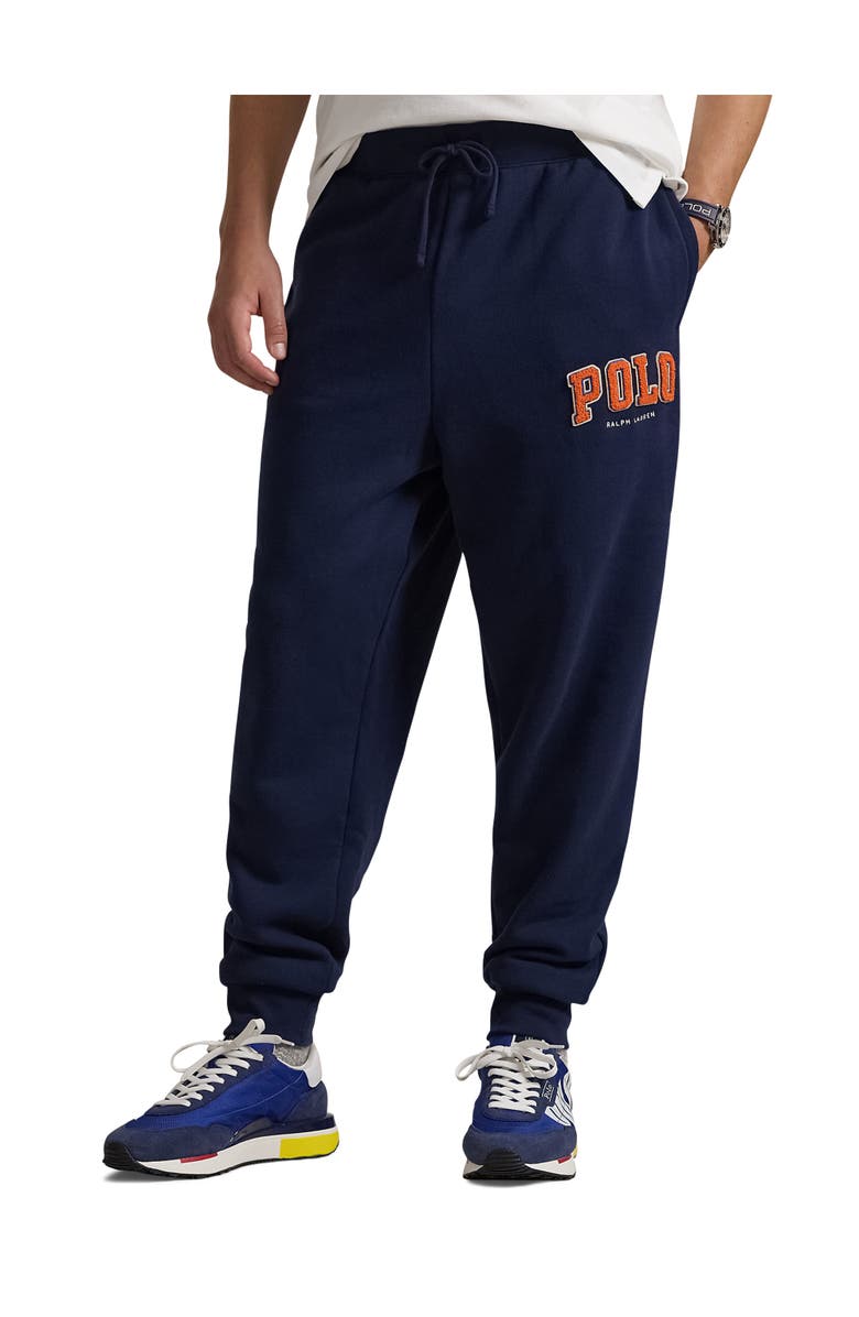 Polo Ralph Lauren Big & Tall Fleece Logo Joggers, Main, color, Cruise Navy