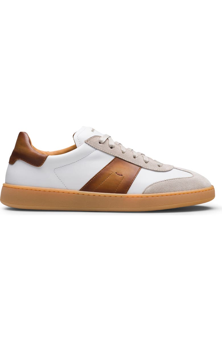 Magnanni Primera Sneaker, Alternate, color, White