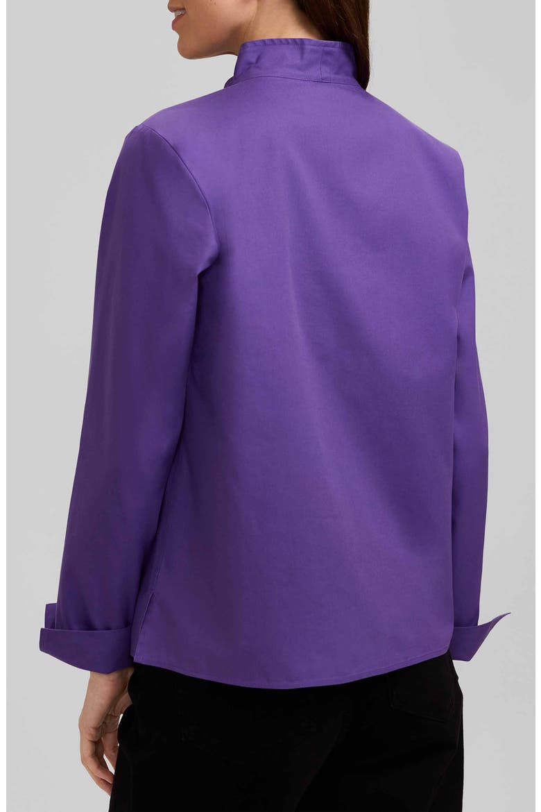 Tammy Ruffled Cotton Popover, Alternate, color, ROYAL PURPLE