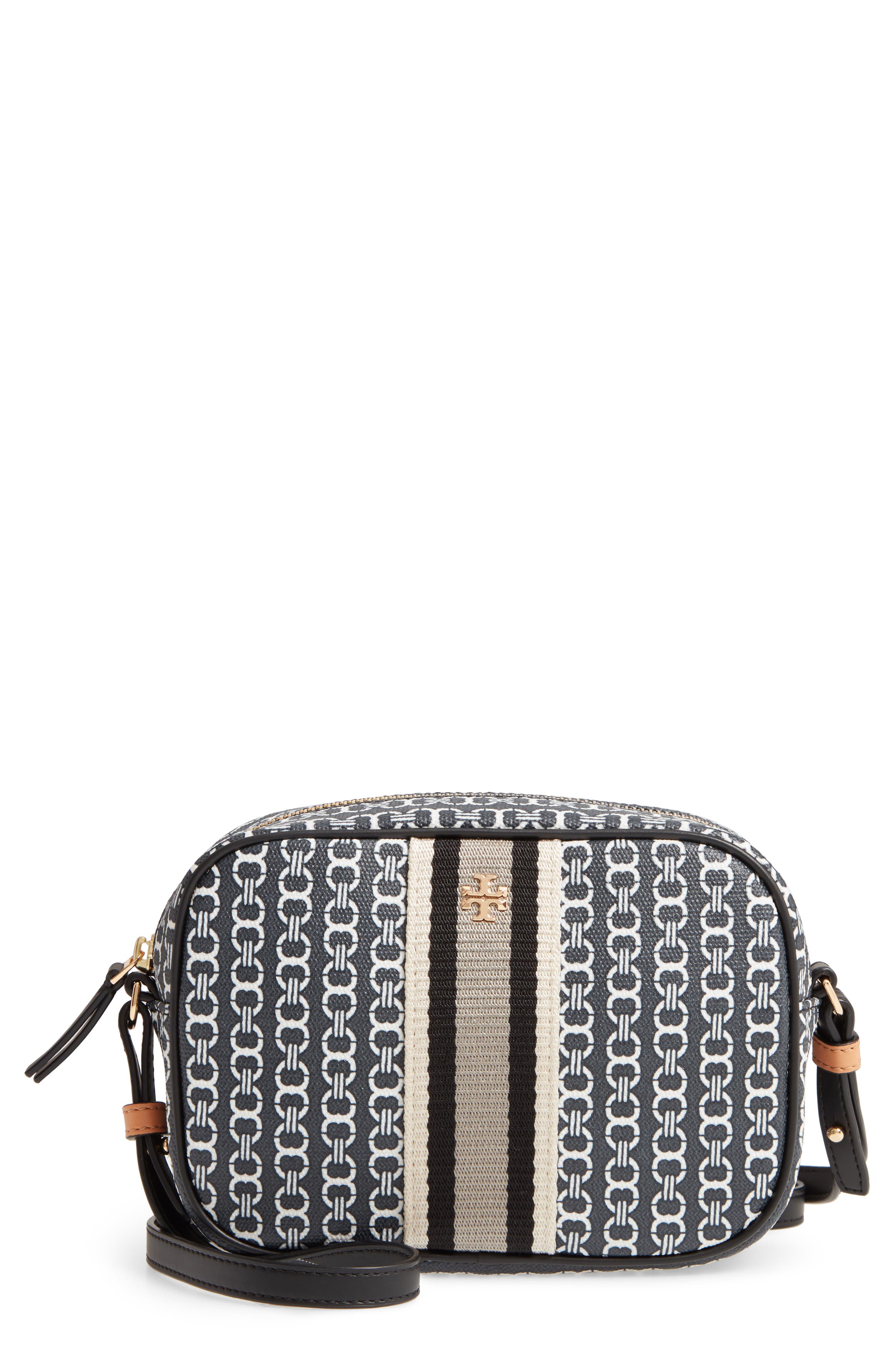 Tory Burch Gemini Link Canvas Camera Bag, Main, color, 
