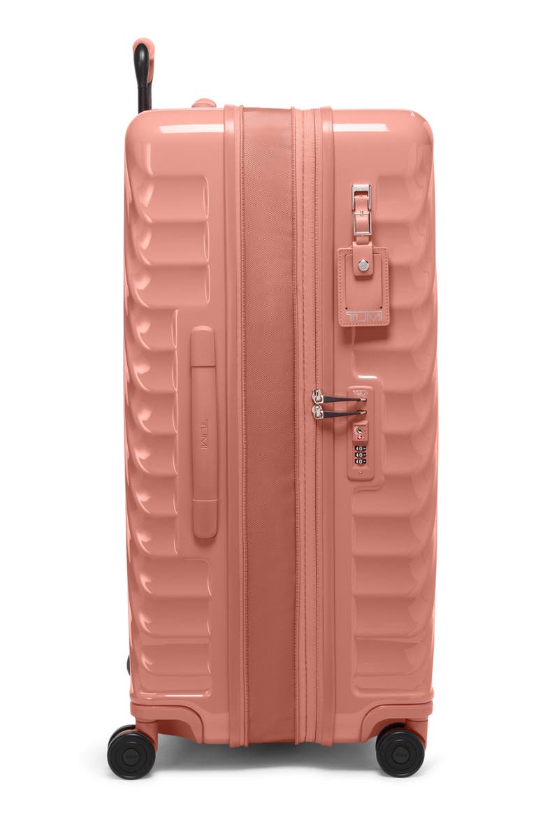19 Degree Large Expandable Checked Luggage, Alternate, color, PINK CLAY