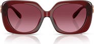 COACH 55mm Gradient Square Sunglasses