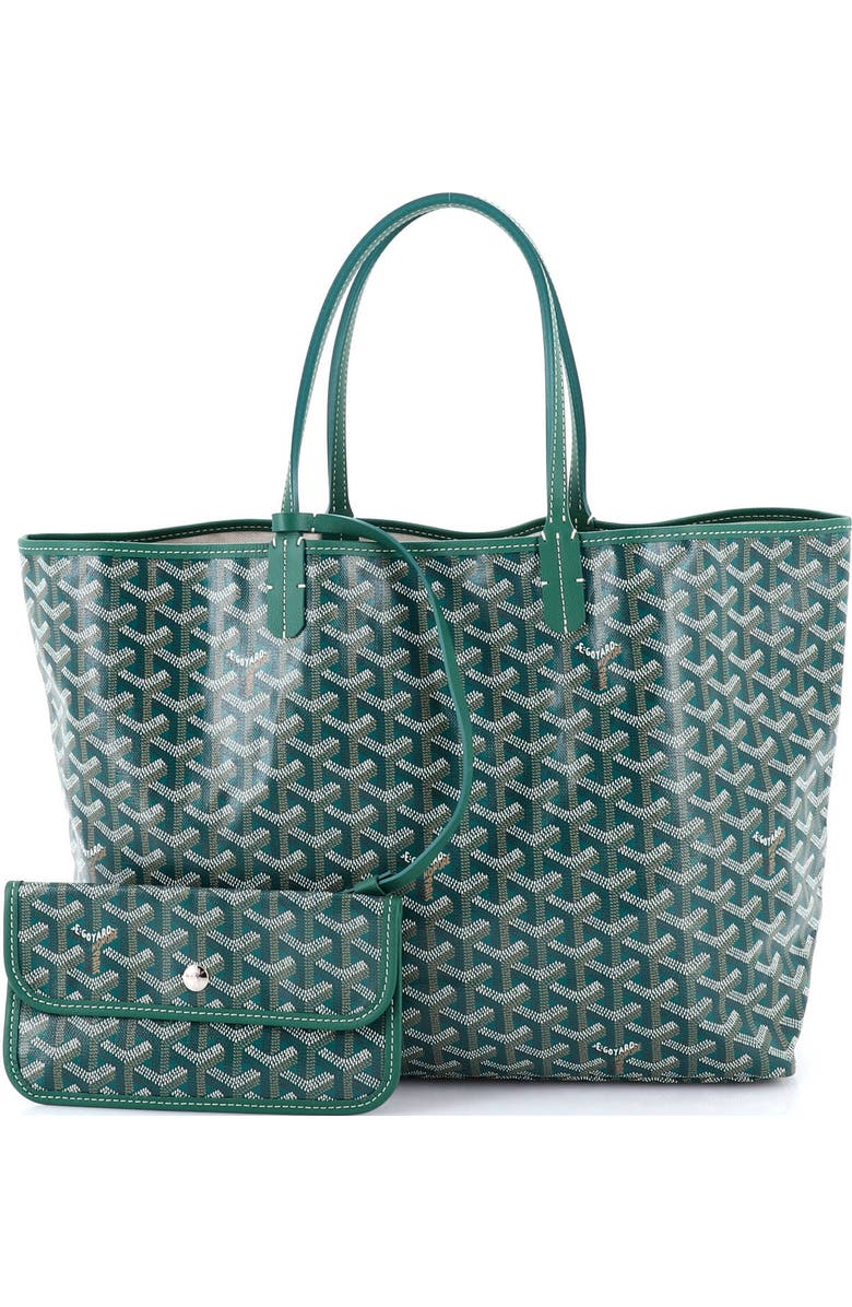 Pre-Owned Goyard Saint Louis Tote Coated Canvas PM, Alternate, color, Green