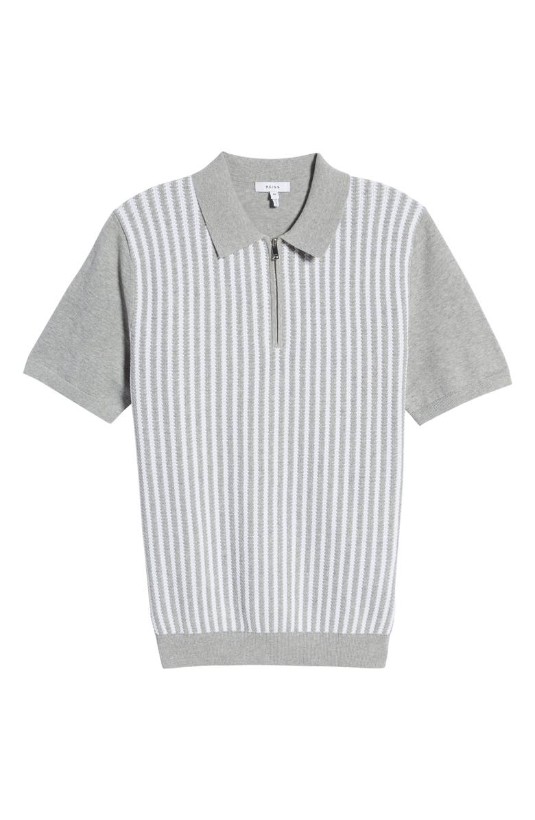 Reiss Clifford Zip Neck Polo, Alternate, color, 