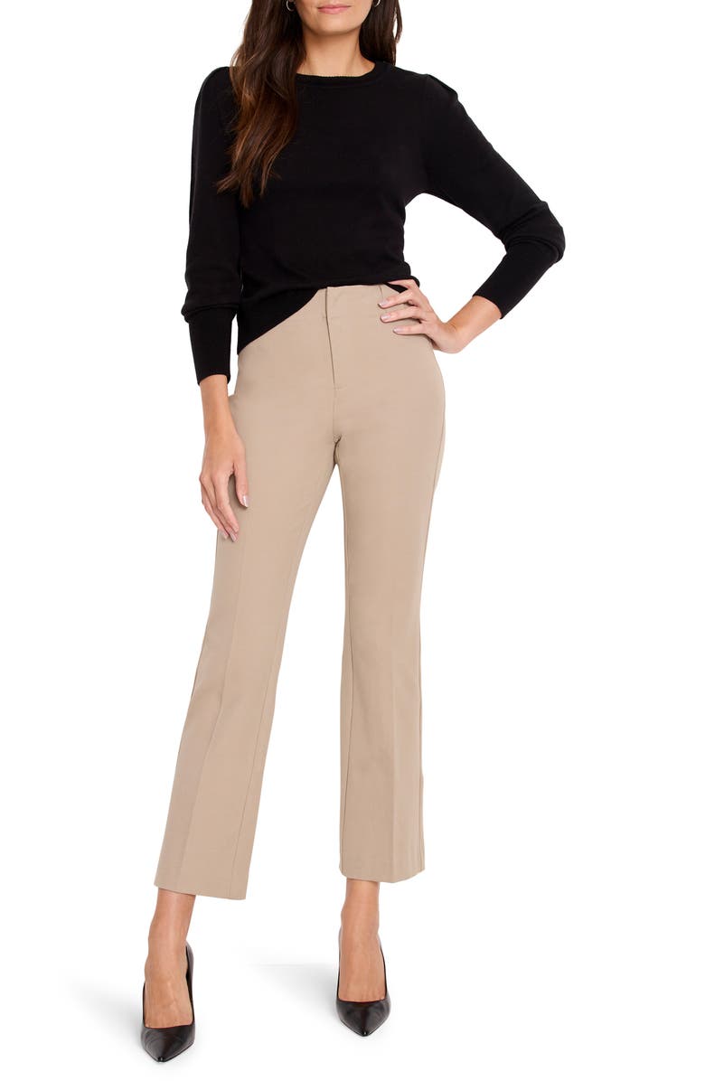 NIC+ZOE Plaza Demi Stretch Bootcut Pants, Alternate, color, Malt